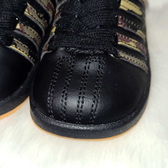 K-Swiss Black and Green Camo Low Top Sneakers US Size 5 Baby Toddler EUC - Picture 15 of 16